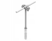 Piorunochrony - An-Kom Uchwyt z kołk.rozp.Z-Śruba, M12, L=30cm /OG/ AN-45/OG/ - miniaturka - grafika 1