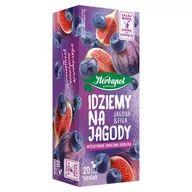 Herbata - Herbapol Intensywnie owocowa herbatka idziemy na jagody 40 g (20 x 2 g) - miniaturka - grafika 1
