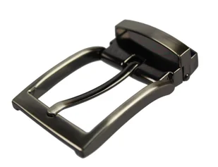 Klamra Do Paska Skórzanego 35 mm Sprzączka Metalowa Nowoczesna Na Zatrzask Wzór 7 - Paski - miniaturka - grafika 1