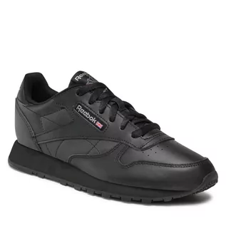 Baleriny - Buty Reebok - Cl Lthr GZ6094 Cblack/Cblack/Cblack - grafika 1