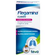Przeziębienie i grypa - Flegamina Classic o smaku malinowym 4 mg/5 ml syrop 120 ml - miniaturka - grafika 1