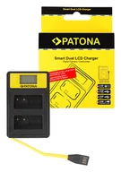 Ładowarki do aparatów dedykowane - Patona USB Smart Dual LCD do Panasonic MW-BLC12PP - miniaturka - grafika 1