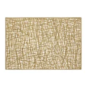 Serwisy obiadowe - Mata stołowa Glamour 45 x 30 cm złota ażurowa AMBITION - miniaturka - grafika 1