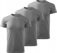 Koszulki męskie - Koszulka Wojskowa Militarna Szara 3 Pak 3 Sztuki - miniaturka - grafika 1