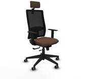 Fotele i krzesła biurowe - Krzesło Biurowe z Zagłówkiem Horna Traslack Piqueras y Crespo 1D066G2 - miniaturka - grafika 1