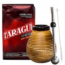 Zestaw Taragui Energia Yerba Mate z Akcesoriami - Tykwa i Bombilla