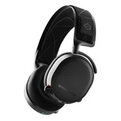 Słuchawki - SteelSeries SteelSeries Arctis 7 Black 61463 - miniaturka - grafika 1