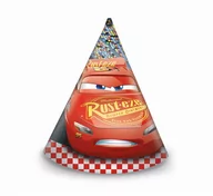 Urodziny dziecka - Procos Czapeczki papierowe "Cars 3", PROCOS, 6 szt 87803 - miniaturka - grafika 1