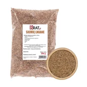 Ziarna i nasiona roślin strączkowych - Siemię Lniane Naturalne Ziarno 200G Wysoka Jakość - miniaturka - grafika 1