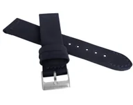 Akcesoria do zegarków - Lavvu Granatowy Szyty Pasek Retro Z Luksusowej Skóry Top Grain - 20 - miniaturka - grafika 1