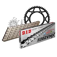 Części motocyklowe - Zestaw łańcuchów DID stal 520ZVM-X / 114 bez końca do Honda CR R 250 ccm rok prod. 1994 - miniaturka - grafika 1