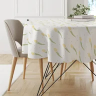 Obrusy i serwetki - Obrus okrągły EASTER wzór EA11 | żółte tulipany średnica 120 cm - miniaturka - grafika 1