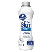 Kefiry, jogurty, maślanki - Carrefour Sensation Skyr jogurt pitny typu islandzkiego naturalny 330 g - miniaturka - grafika 1