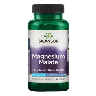 SWANSON Jabłczan magnezu 150mg - (60 kap) - Witaminy i minerały - miniaturka - grafika 2