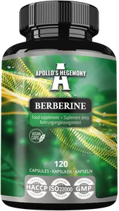 APOLLO'S HEGEMONY BERBERINE STANDARYZOWANY EKSTRAKT BERBERYNY 120 KAPSUŁEK - Suplementy naturalne - miniaturka - grafika 1