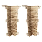 Listwy przypodłogowe - Vilo Narożnik wewnętrzny do listwy przypodłogowej PCV 680 Esquero Dąb Bursztynowy - miniaturka - grafika 1