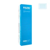 Pozostałe języki obce - FISZKI in blanco - białe kartoniki w linię - 1000 szt. - miniaturka - grafika 1