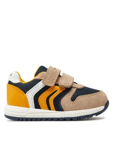 Geox Sneakersy B Alben Boy B453CA 02214 C6659 M Brązowy - Buty dla chłopców - miniaturka - grafika 1