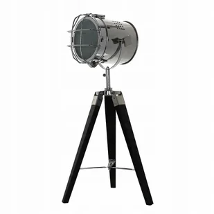 Lampa podłogowa stojąca trójnóg tripod czarna 67cm - Zabawki zręcznościowe - miniaturka - grafika 1