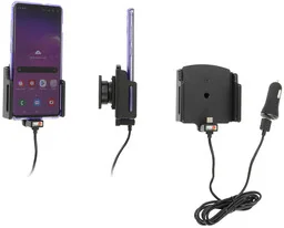 Uchwyt do Samsung Galaxy 25 Edge z ładowarką USB-A - Uchwyty samochodowe do telefonów - miniaturka - grafika 1