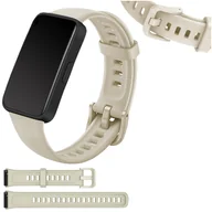 Akcesoria do smartwatchy - Pasek do Huawei Band 7 opaska do zegarka smartwatch mocna sportowa (Beżowa) - miniaturka - grafika 1