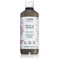 Kosmetyki do kąpieli - I love I Love, Naturals Collection, Vegan, Hydrating, Rose & Argan, Body Wash, 500 ml Unisex - miniaturka - grafika 1