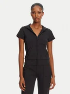 Bluzy damskie - Juicy Couture Bluza Active JCSAS125402 Czarny Slim Fit - miniaturka - grafika 1