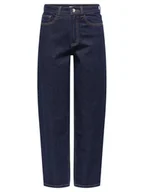 Spodnie damskie - ONLY Jeansy Emily 15356761 Granatowy Mom Fit - miniaturka - grafika 1