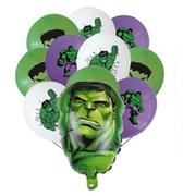Balony i akcesoria - Zestaw Balonów Hulk Urodziny Party Hel 11 Szt - miniaturka - grafika 1