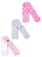 Rajstopy - Rajstopy dziewczęce bawełniane we wzory 3PAK 56-62 YOCLUB - miniaturka - grafika 1
