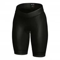 Spodenki rowerowe - Spodenki rowerowe damskie Alé Cycling Solid Classico LL roz. L czarne - miniaturka - grafika 1