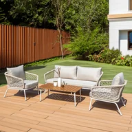 Meble ogrodowe - Zestaw mebli ROMA CAFFE Light Beige - FURRORE - miniaturka - grafika 1