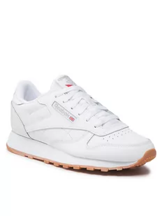 Reebok Buty Cl Lthr GZ6098 Biały - Buty dla dziewczynek - miniaturka - grafika 1