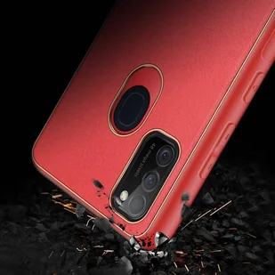 Dux Ducis Yolo eleganckie etui pokrowiec ze skóry ekologicznej Samsung Galaxy M30s czerwony - Etui i futerały do telefonów - miniaturka - grafika 11