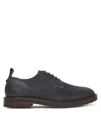 Półbuty męskie - Tommy Hilfiger Półbuty Cleated Derby FM0FM05770 Granatowy - miniaturka - grafika 1