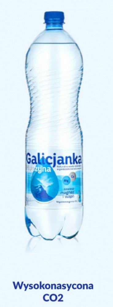 Woda mineralna Galicjanka gazowana 1,5 litra