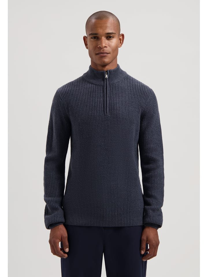 DSTREZZED Sweter w kolorze granatowym