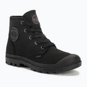 Botki damskie - Buty damskie Palladium Pampa HI black/black - miniaturka - grafika 1