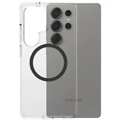 Etui i futerały do telefonów - PanzerGlass Etui CARE by Flagship Urban Combat Qi do Galaxy S25 Ultra, czarno-przezroczyste - miniaturka - grafika 1