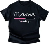 Koszulki i topy damskie - Koszulka dla przyszłej mamy dziewczynki mama loading - miniaturka - grafika 1
