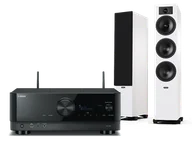 Kino domowe - Yamaha RX-V6A (czarny) + Tesi 6 (biały) - miniaturka - grafika 1