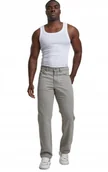 Spodnie męskie - URBAN CLASSICS JEANSY MĘSKIE PROSTE SZARE Z BAWEŁNY 44 6BA - miniaturka - grafika 1