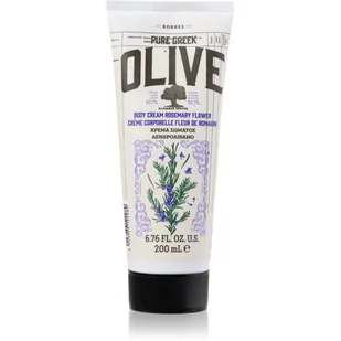Korres Pure Greek Olive & Rosemary Flower nawilżający krem do ciała z olejem z oliwek 200 ml - Balsamy i kremy do ciała - miniaturka - grafika 1