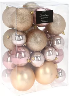 Lumarko Komplet 26 Bombek Multicolor Mix Rozmiarów - Bombki - miniaturka - grafika 1
