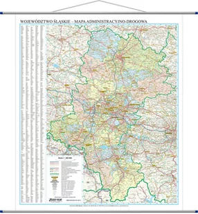 EkoGraf, mapa ścienna Województwo śląskie, 1:200 000 - Mapy i plansze edukacyjne - miniaturka - grafika 1