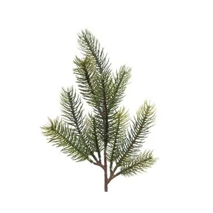 Gałązka świerkowa zielona ozdoba na święta 36cm - Ozdoby bożonarodzeniowe - miniaturka - grafika 1