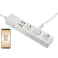 Systemy inteligentnych domów - Edimax Edimax HOME SMART WiFi POWER STRIP (3 EU type AC outputs + 4 USB outputs) SP-1123WT - miniaturka - grafika 1