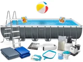 Baseny ogrodowe - Basen ogrodowy, stelażowy, Intex, 5w1, 732x366 cm - miniaturka - grafika 1