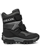 Buty dla chłopców - Geox Śniegowce J Himalaya Boy B Abx J46FRE 0FU50 C9211 S Szary - miniaturka - grafika 1