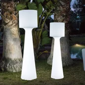 Lampy ogrodowe - Newgarden Grace lampa stojąca LED IP65 biała, 170 cm - miniaturka - grafika 1